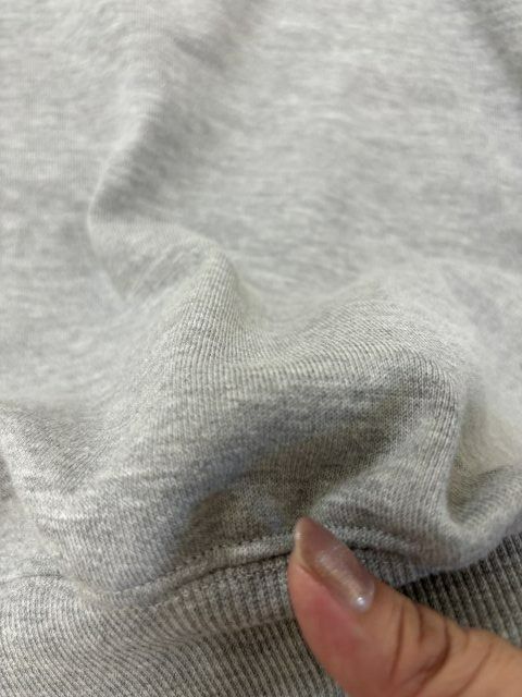 しまむら TWRウラケオフショルT 中灰 スウェット素材