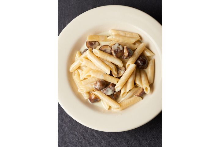 ゴルゴンゾーラと栗のペンネ