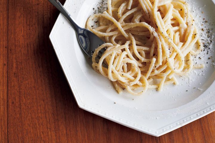バター香るカチョエペペ風スパゲッティ