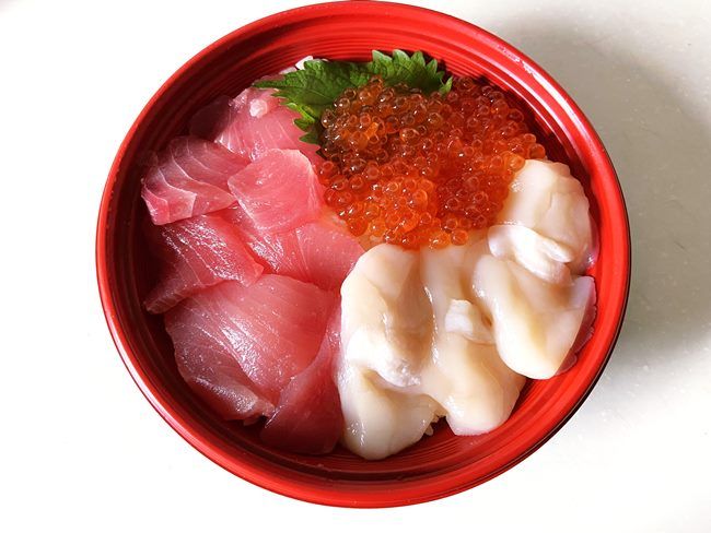 ロピア 魚萬三色丼