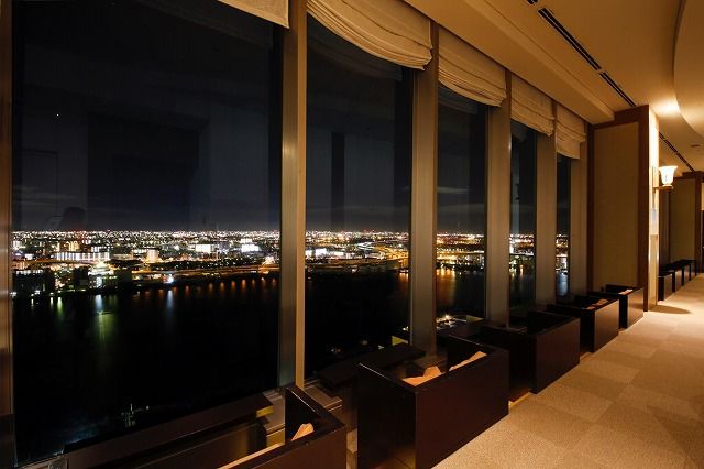 絶景が楽しめるくつろぎスペース