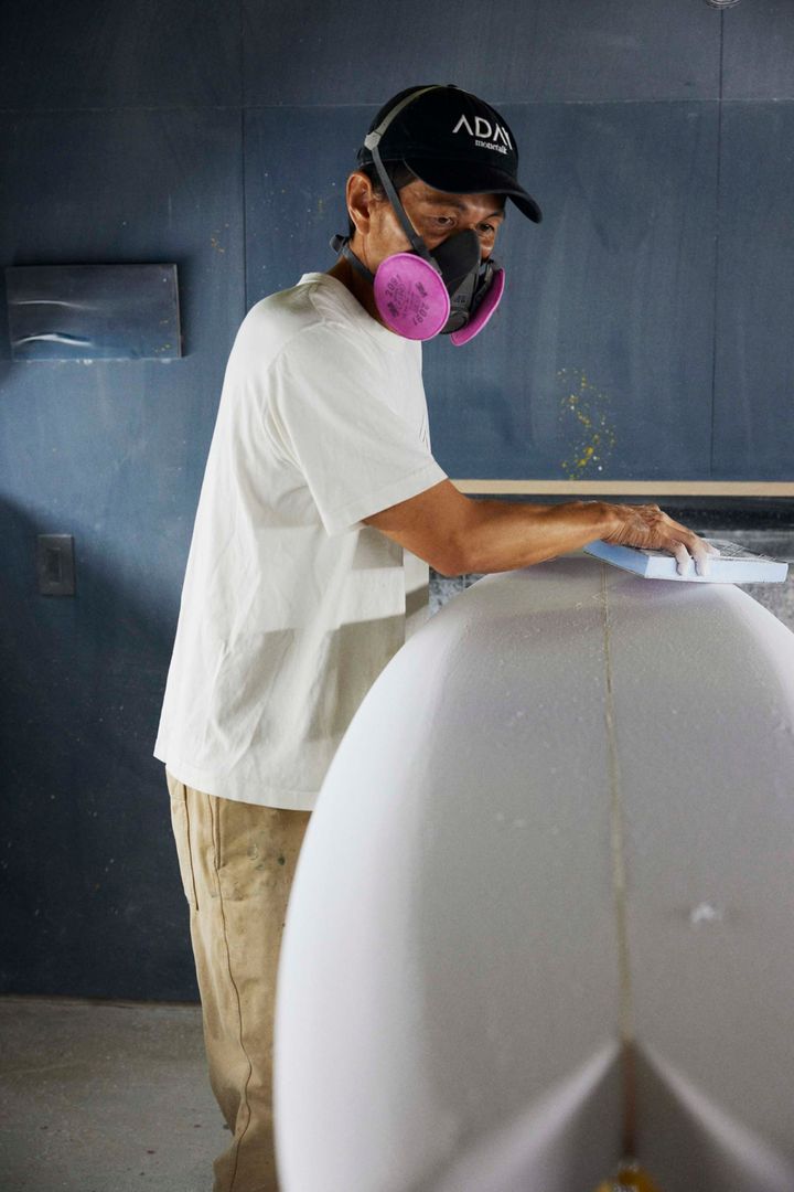 シェイプする関澤さん