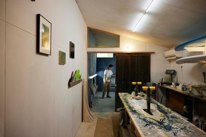 関澤さんのアトリエの様子