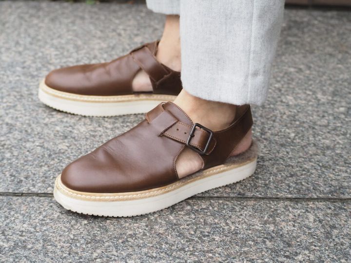 パドカレのレザーシューズ