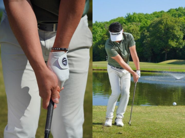 球が高く上がる握りはどっち…？ 「右手のグリップがポイント」とプロが解説