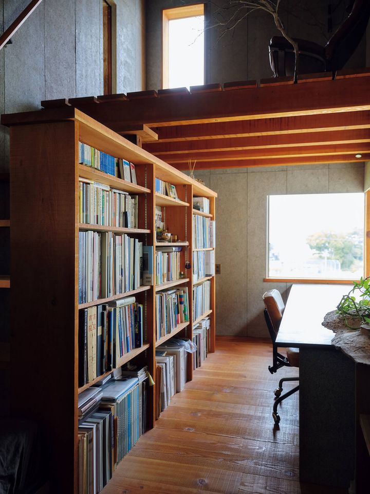 建築家・西口賢が建築した家の2階書斎