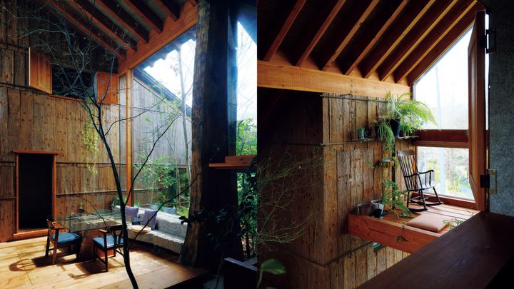 建築家・西口賢が建築した家のダイニングとリビング