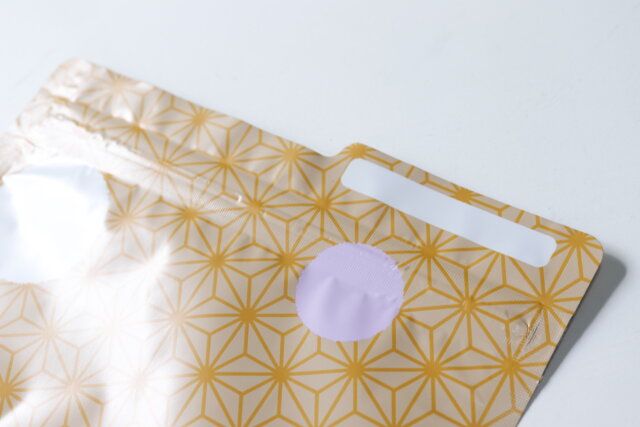 ダイソー 食品保存袋（そば・うどん用） ラベル