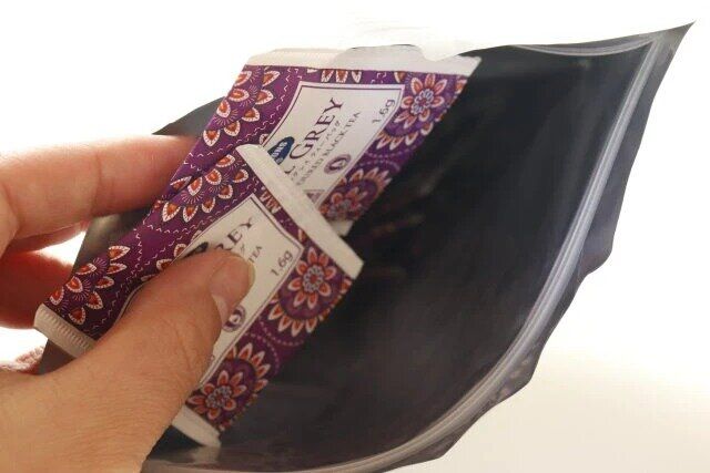 ダイソー ティーバッグ用保存袋 使用例