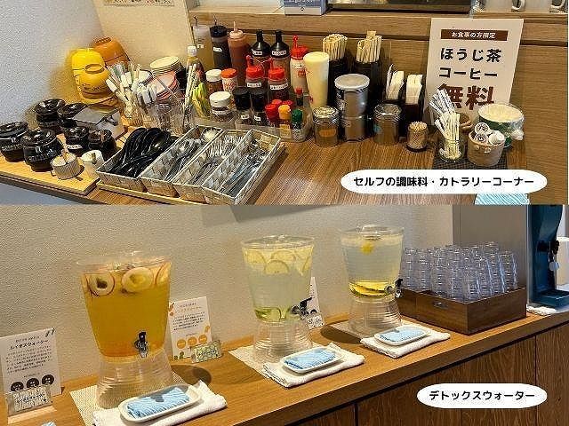 無料で飲めるデトックスウォーター