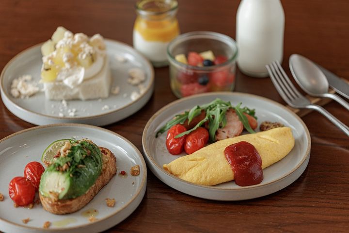 洋朝食メニュー一例 ©丸福樓