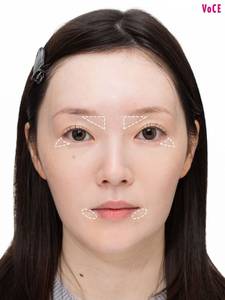 【診断つき】魔法のハイライトで間延びした中顔面を短縮！【キリンさんタイプ】