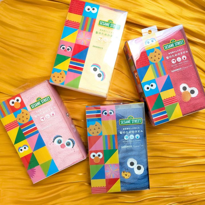 2000円以下プレゼント〈セサミストリート〉コラボ☆可愛い＆吸水性抜群