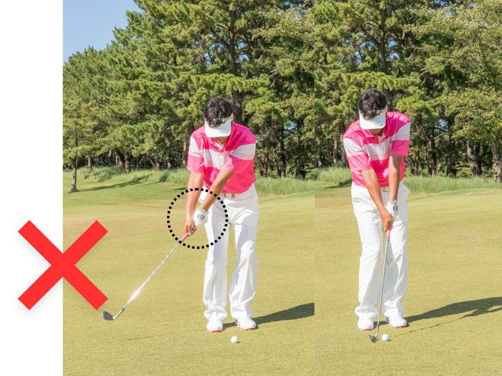 アプローチで手首を使うのはNGじゃない！ボールを正確にとらえるコツ