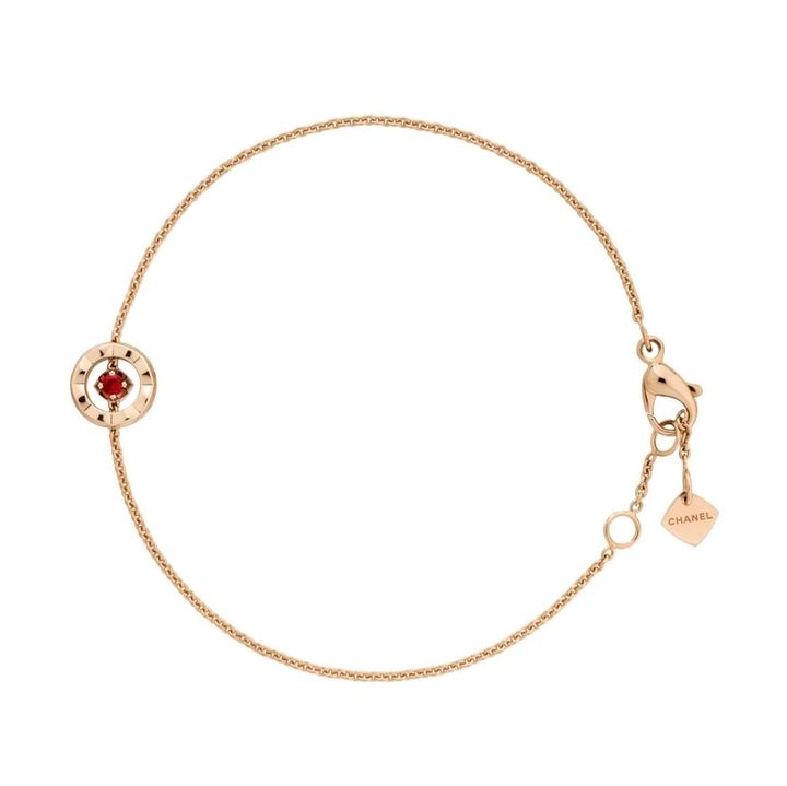 「ココ クラッシュ」ブレスレット（ベージュゴールド×ルビー）￥388,300