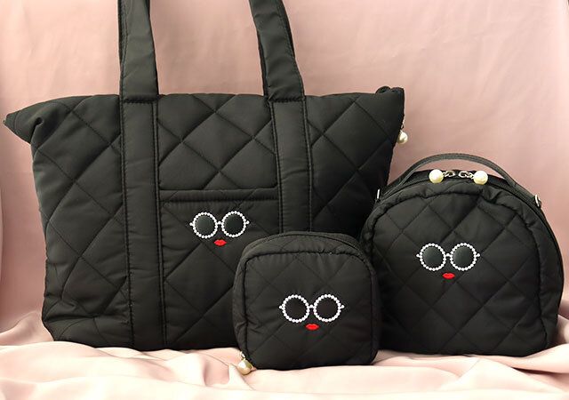 宝島社ムック付録のアジョリーのポーチとバッグ