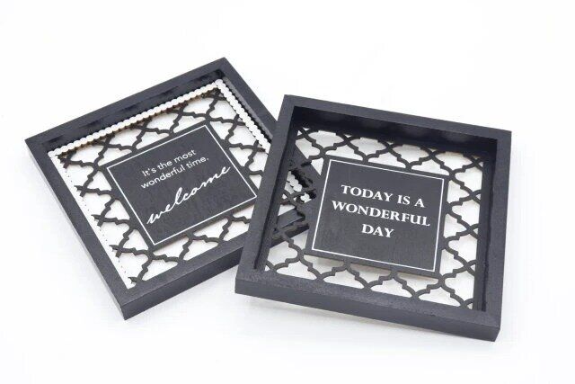 ダイソーの木製壁掛けインテリア2