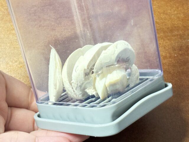 キャンドゥ カップスライサー マッシュルーム 仕上がり