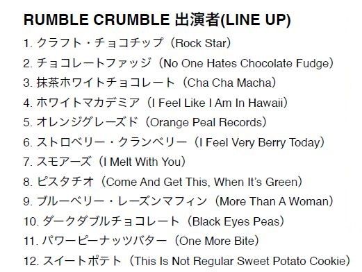 ランブルクランブルの出演者たち