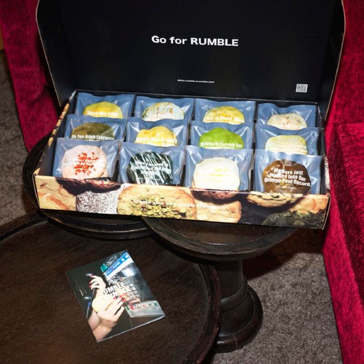 RUMBLE CRUMBLEのクッキーボックス