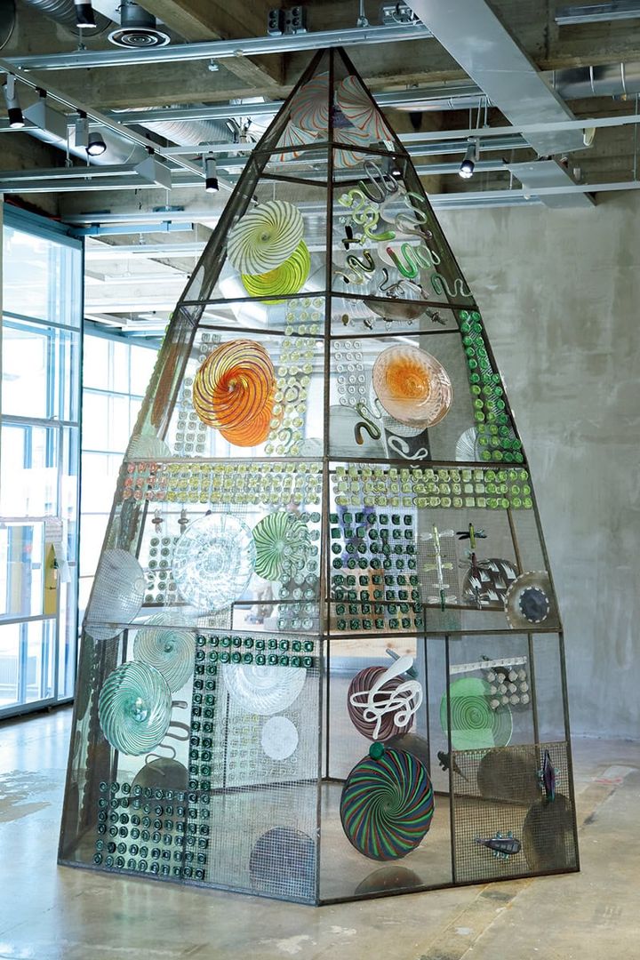 【エスポー近代美術感館】ガラスデザイナー、マルック・サロの「ガゼボ」