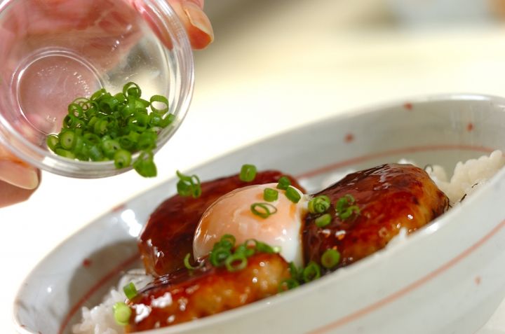 レンコン入りつくね丼の作り方4