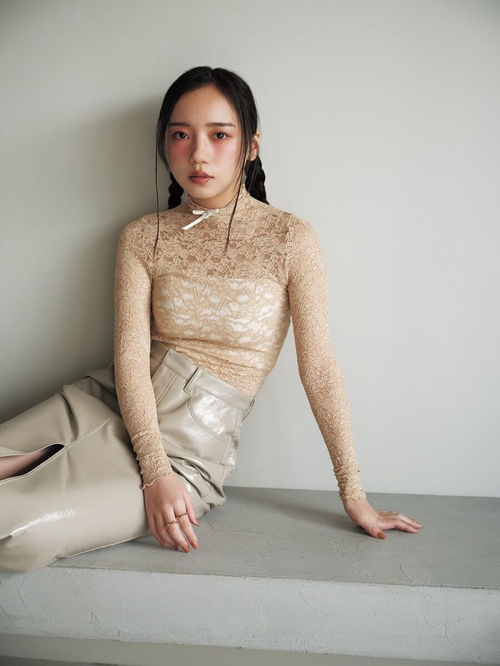 齊藤京子、ベージュピンクメイク