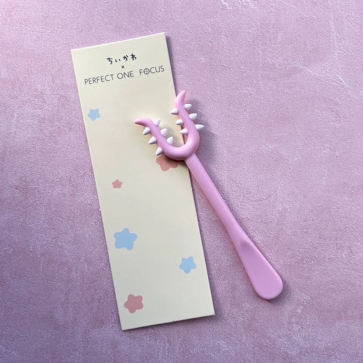 パーフェクトワン フォーカス_新作コスメ2024_スムースクレンジングバーム／スムースクレンジングバーム ディープブラック_ちいかわ限定デザイン_さすまたスパチュラ