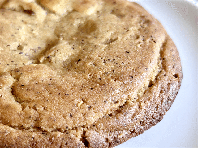 お店で焼いたアールグレイ香る紅茶クッキー アップ