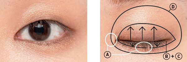 一重／ブラウングラデで縦幅をグッと引き出す