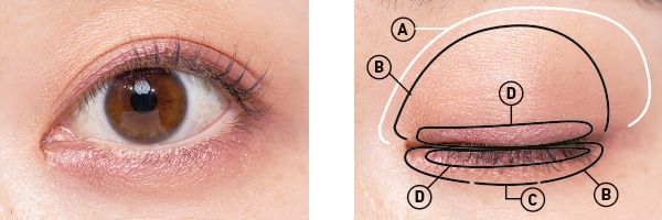 二重／ローズの囲み目で品よく華やかに