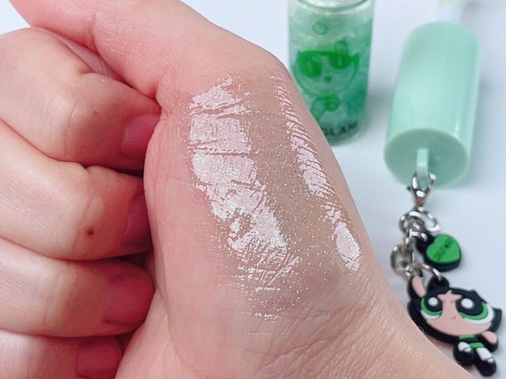 画像2: ラバーチャーム付き、ラメたっぷりのグロス