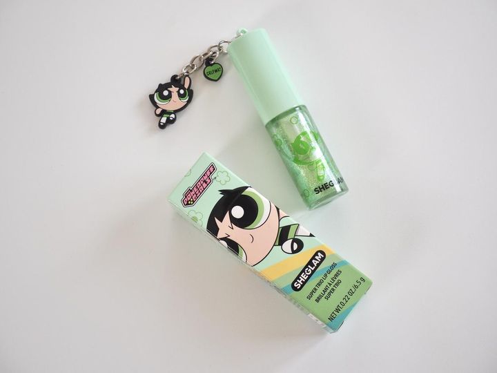 画像1: ラバーチャーム付き、ラメたっぷりのグロス