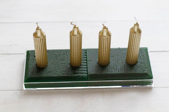 アドベントのキャンドルアレンジ