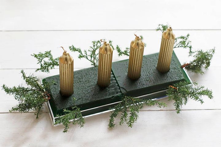 アドベントのキャンドルアレンジ
