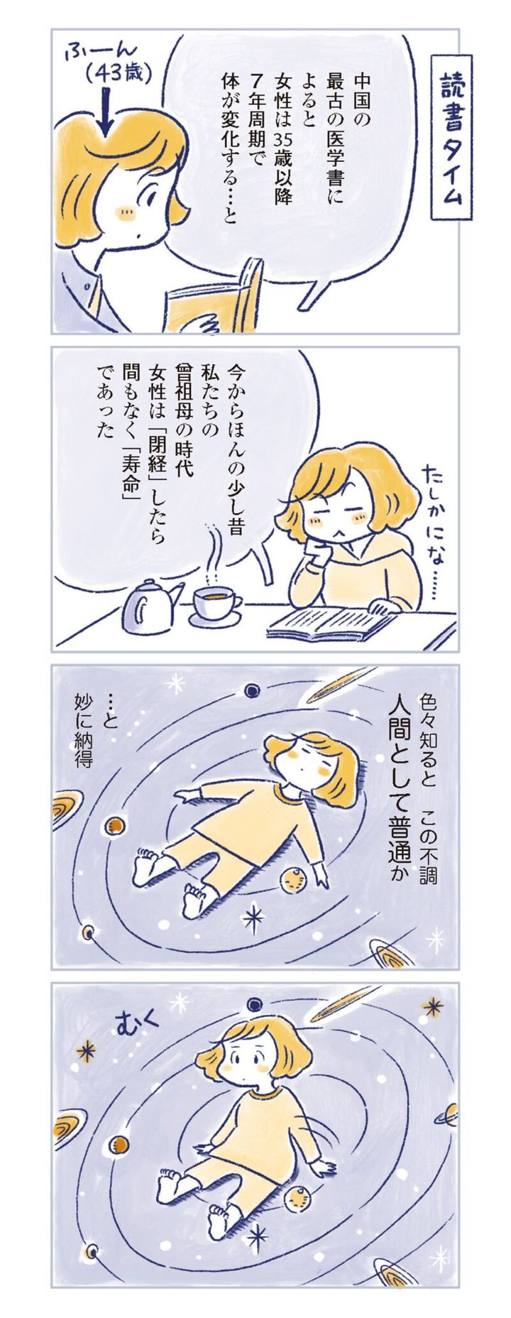 更年期マンガ『私の生理のしまい方』14ページ2