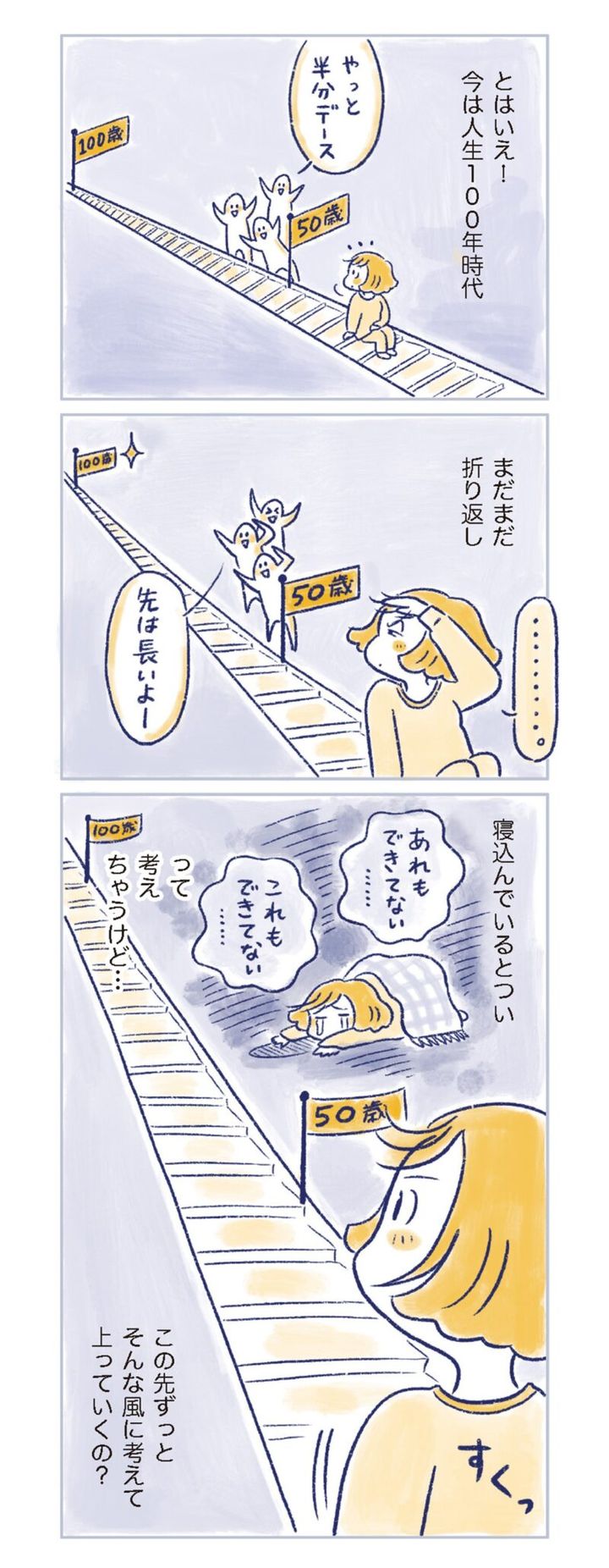 更年期マンガ『私の生理のしまい方』15ページ1