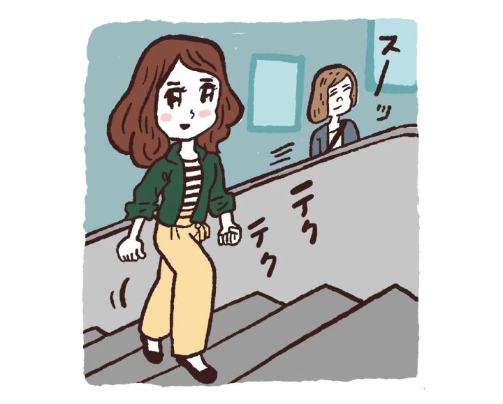 「ボディメイク」が目標の人におすすめのダイエット 5. 階段の利用頻度を増やし血流＆代謝アップ