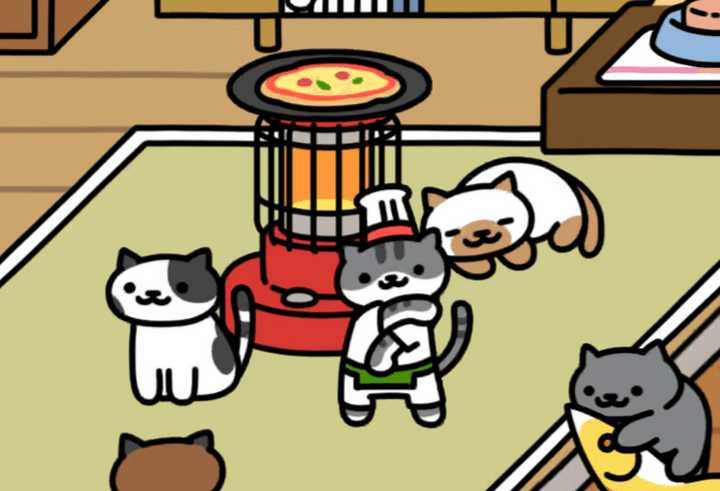 「ねこあつめ2（にゃー）」のレアねこ「びすとろさん」