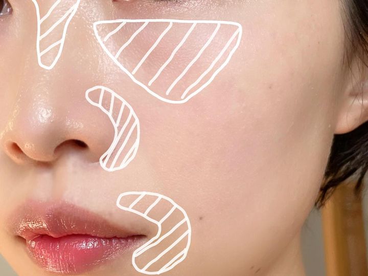 画像: コンシーラー＆ハイライトの役割も