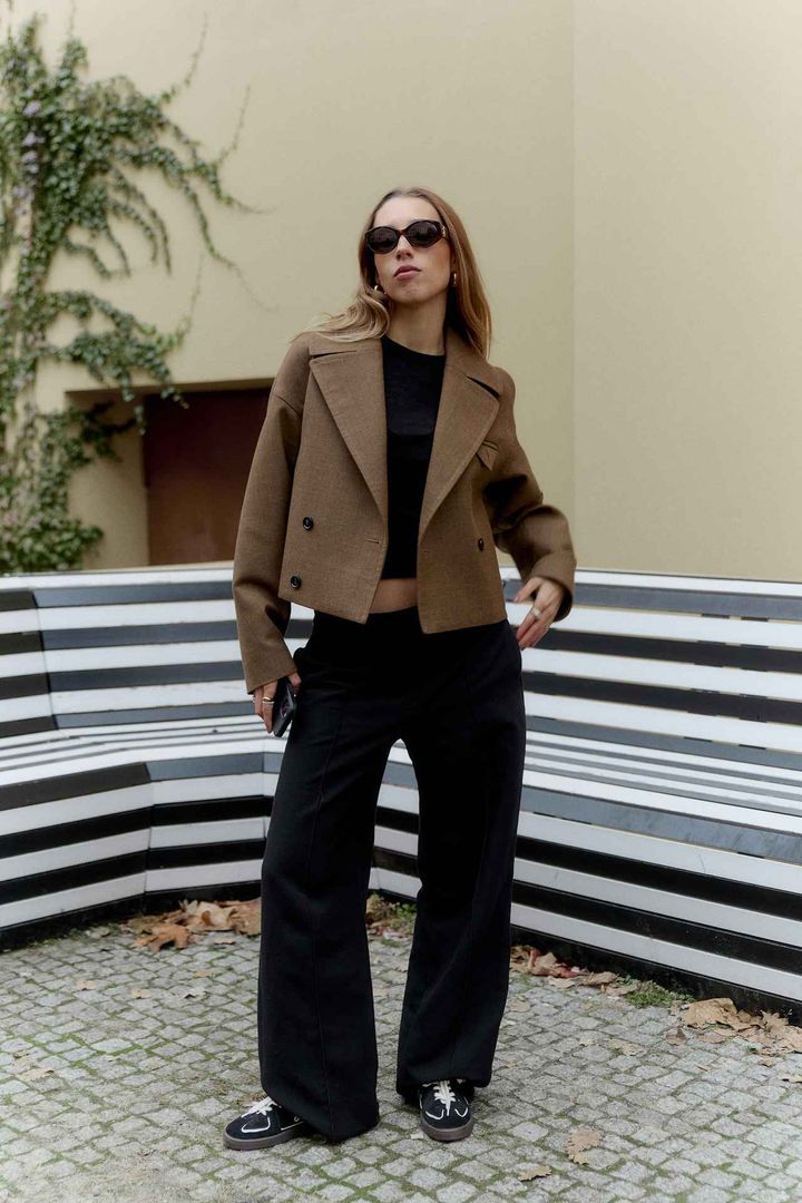 画像1: ブラウン x ブラックスタイルが大本命！