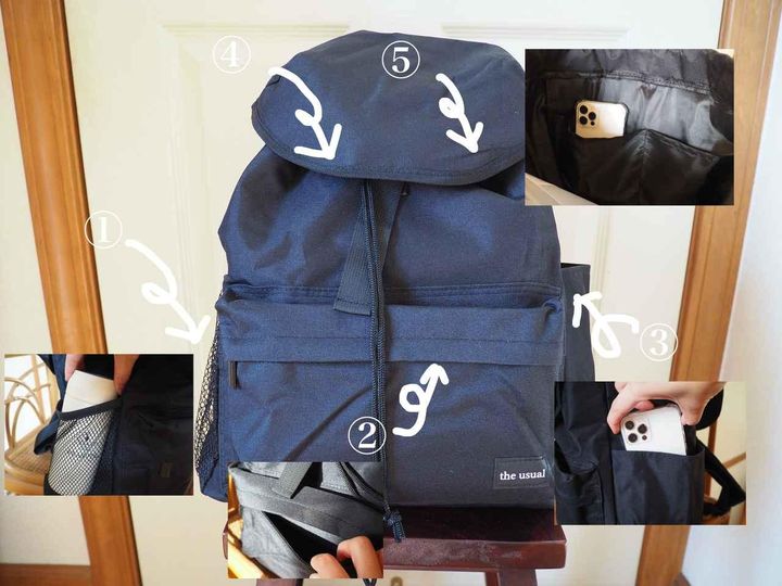 画像: 5つのポケットで実用性もバッチリ