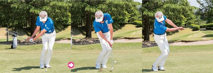 初心者にオススメ！アプローチに自信がない人は“短く持って”打つ