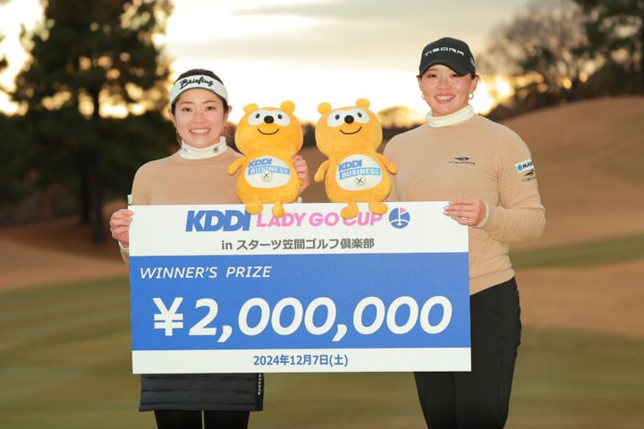 仲宗根澄香、山本景子ペアが優勝！「KDDI LADY GO CUP in スターツ笠間ゴルフ倶楽部」