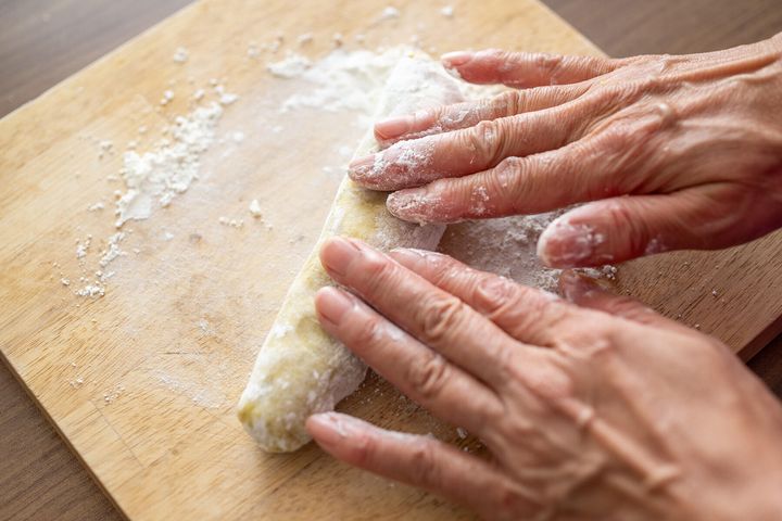 生地を分割する