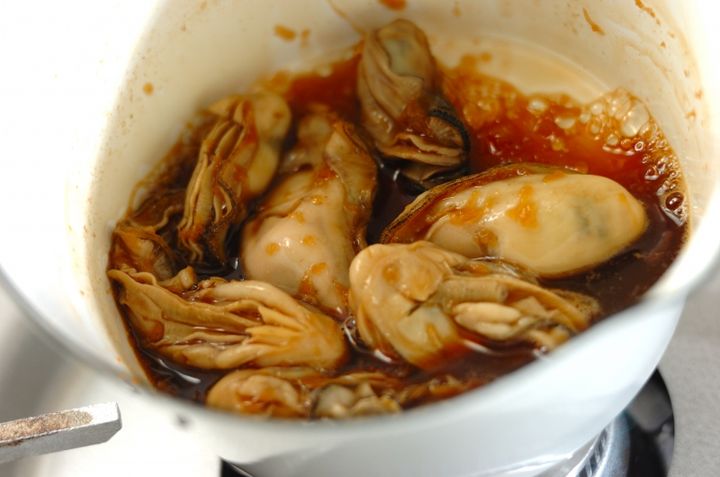 カキの佃煮だし茶漬けの作り方3