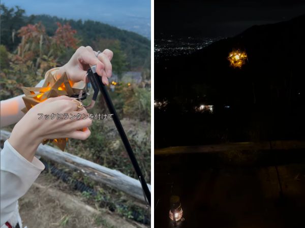 高さ調節可能！キャンプの雰囲気を変える革新的なランタンハンガーとは？