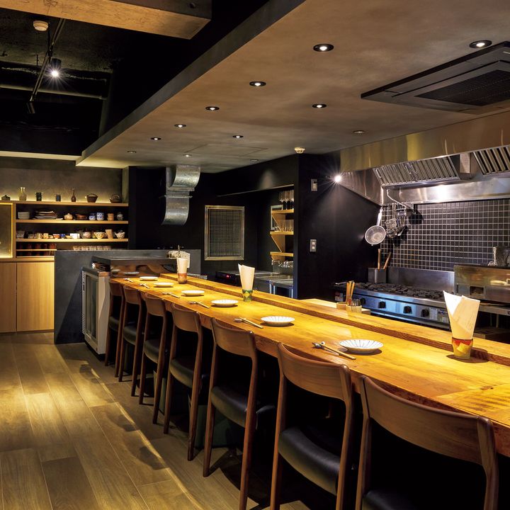 食堂わたの店内