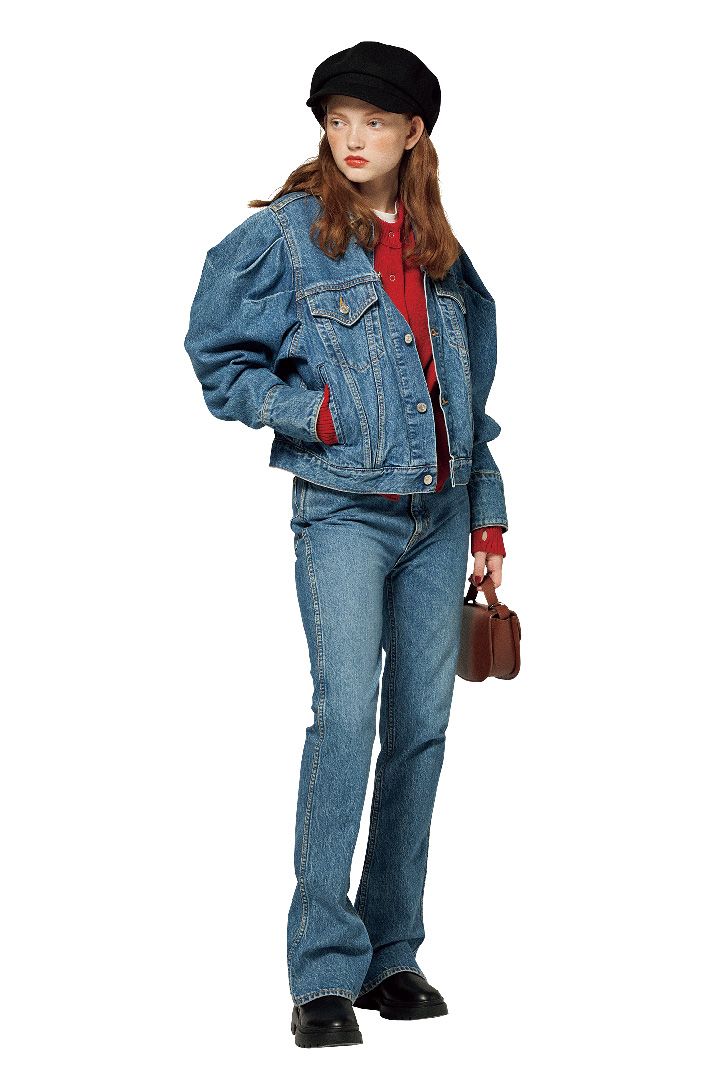 A.P.C ピンクブルゾンジャケットアウターFUDGE掲載