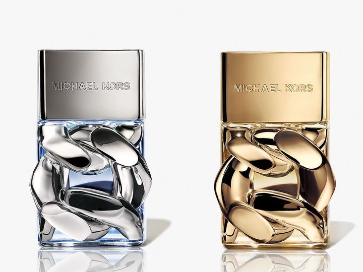 〈左から〉マイケル・コース プールオム 50ml ￥16,170 プールフェム 50ml ￥17,380（ともに銀座店限定品）